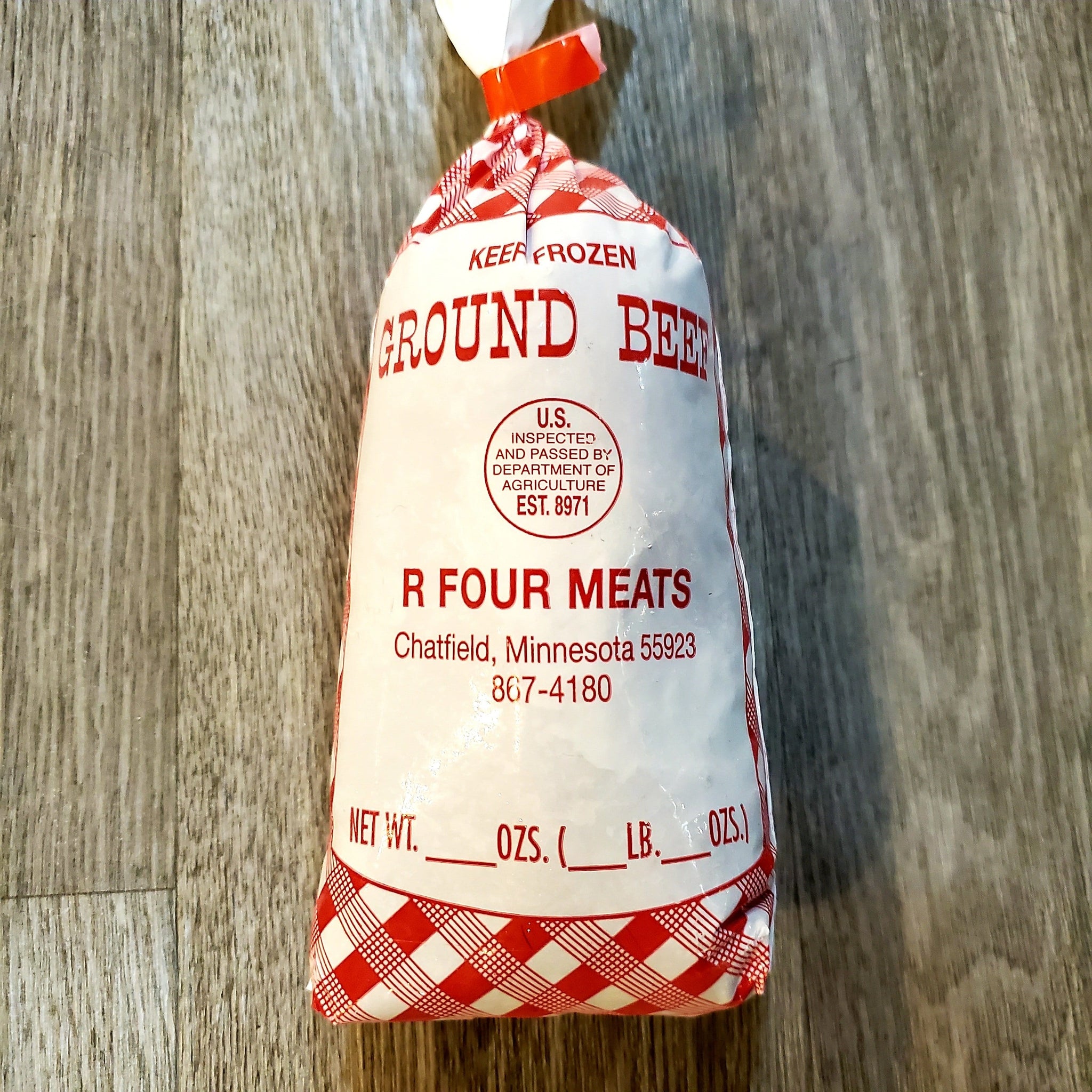 1lb Ground Beef Meat Bags