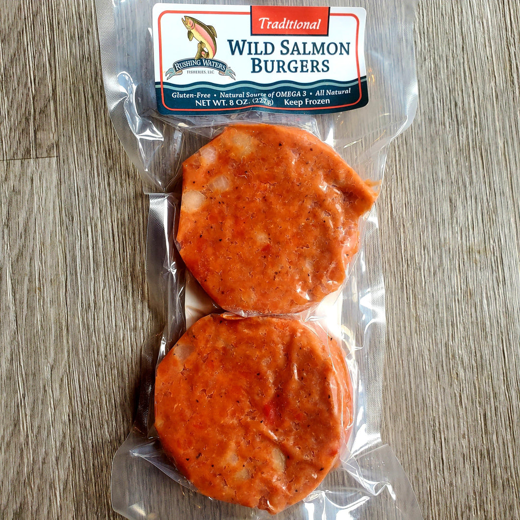 Wild Salmon Burger - Traditional